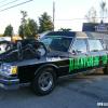 The Haunts Hearse in front of the HAUNTSBURG Haunted House.  Creepy to drive?  You bet!  Over 800 clients were "served" in this hearse.  And none of them ever complained!
