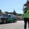 At the Brownsburg July 4th Parade.  The Boo Crew from HAUNTSBURG attends about 7 parades a year.  Have one for us to attend?  Let us know at scream@hauntsburg.com